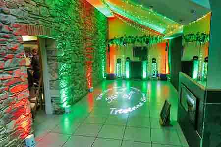 Cornwall Wedding DJ Venue Moodlighting