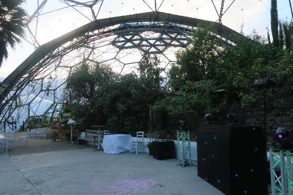 Wedding Disco Eden Project Biome